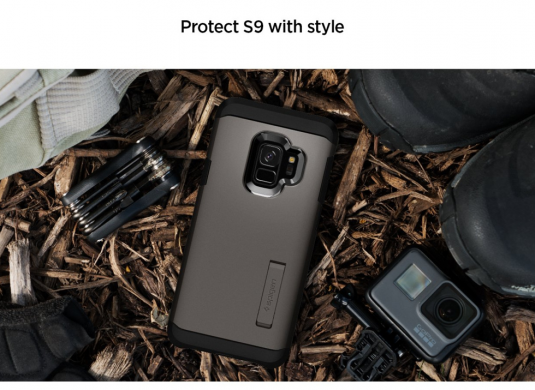 Защитный чехол SGP Tough Armor для Samsung Galaxy S9 (G960) - Gunmetal