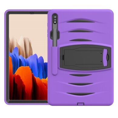 Защитный чехол UniCase Bravo Series для Samsung Galaxy Tab S7 Plus (T970/975) / S8 Plus (T800/806) - Purple