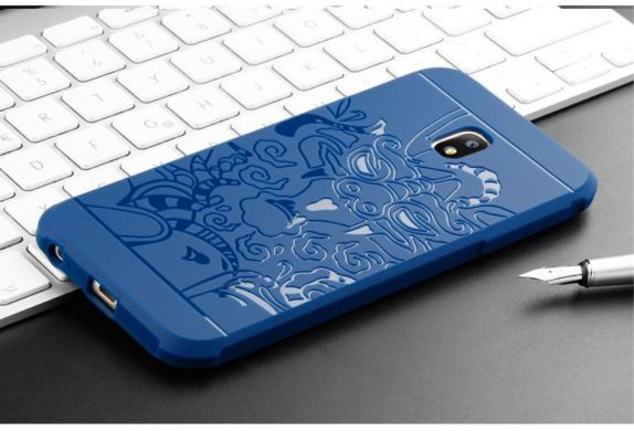 Защитный чехол UniCase Dragon Style для Samsung Galaxy J5 2017 (J530) - Dark Blue