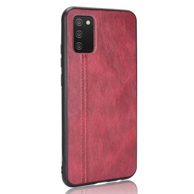 Защитный чехол UniCase Leather Series для Samsung Galaxy A02s (A025) - Red