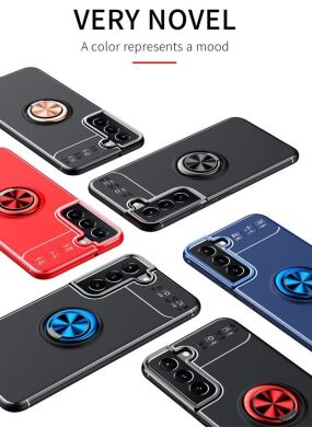 Защитный чехол UniCase Magnetic Ring для Samsung Galaxy S22 Plus - Black / Red