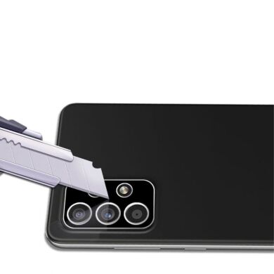 Защитное стекло на камеру MOCOLO Black Camera Lens для Samsung Galaxy A73 (A736) - Black
