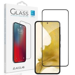 Защитное стекло ACCLAB Full Glue для Samsung Galaxy S22 Plus (S906) - Black