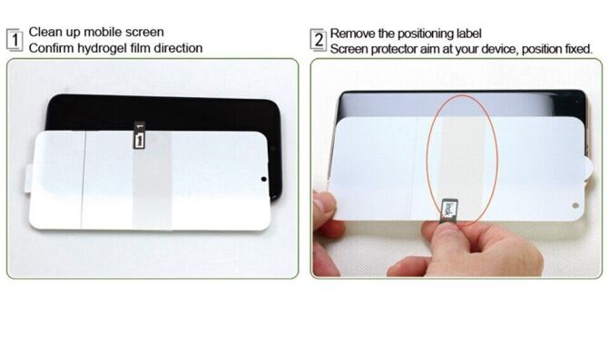 Комплект защитных пленок IMAK Full Coverage Hydrogel Film для Samsung Galaxy A73 (A736)