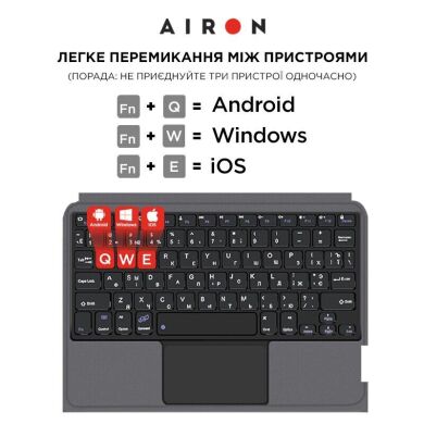 Чехол-клавиатура AirON Keyboard Premium для Samsung Galaxy Tab S6 lite 10.4 (P610/615) - Black