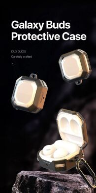 Защитный чехол DUX DUCIS SECC Series для Samsung Galaxy Buds Live / Buds Pro / Buds 2 / Buds 2 Pro / Buds FE - White