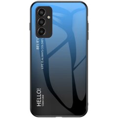 Защитный чехол Deexe Gradient Color для Samsung Galaxy M13 (M135) - Black / Blue