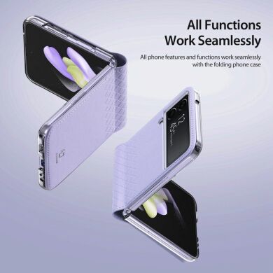 Защитный чехол DUX DUCIS Bril Series для Samsung Galaxy Flip 4 - Purple