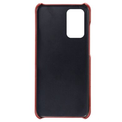 Защитный чехол Deexe Leather Back Cover для Samsung Galaxy A23 (A235) - Red