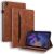 Чехол Deexe Business Style для Samsung Galaxy Tab A8 10.5 (X200/205) - Brown