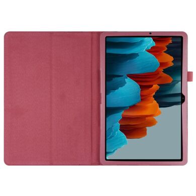 Чехол Deexe Folder Style для Samsung Galaxy Tab S7 Plus (T970/975) / S8 Plus (T800/806) - Rose