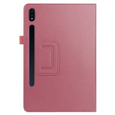 Чехол Deexe Folder Style для Samsung Galaxy Tab S7 Plus (T970/975) / S8 Plus (T800/806) - Rose