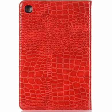 Чехол для Deexe Crocodile Style для Samsung Galaxy Tab S6 lite / S6 Lite (2022/2024) - Red