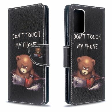 Чехол-книжка Deexe Color Wallet для Samsung Galaxy S20 Plus (G985) - Cruel Panda