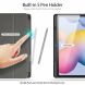 Чехол-книжка DUX DUCIS Domo Series Pen Holder для Samsung Galaxy Tab S6 lite / S6 Lite (2022/2024) - Black. Фото 3 из 12