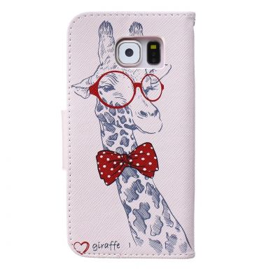 Чехол-книжка UniCase Life Style для Samsung Galaxy S6 (G920) - Giraffe Pattern