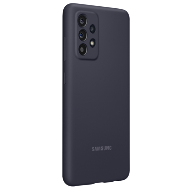 Чехол Silicone Cover для Samsung Galaxy A52 (A525) / A52s (A528) EF-PA525TBEGRU - Black