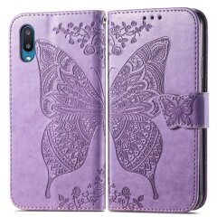 Чехол UniCase Butterfly Pattern для Samsung Galaxy A02 (A022) - Purple
