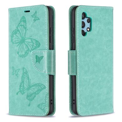 Чехол UniCase Butterfly Pattern для Samsung Galaxy A32 (А325) - Green
