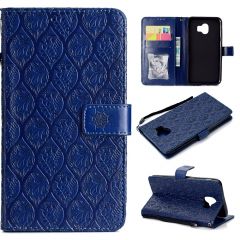 Чехол UniCase Leaf Wallet для Samsung Galaxy J4 2018 (J400) - Dark Blue