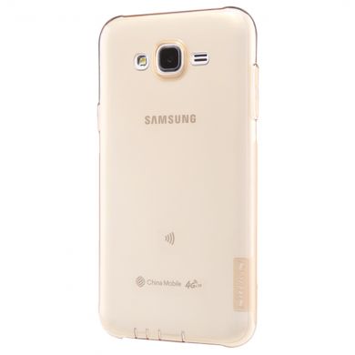Силиконовая NILLKIN Nature TPU накладка для Samsung Galaxy J7 (J700) / J7 Neo (J701) - Gold