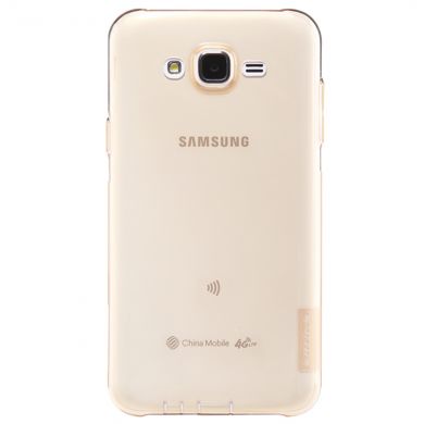Силиконовая NILLKIN Nature TPU накладка для Samsung Galaxy J7 (J700) / J7 Neo (J701) - Gold