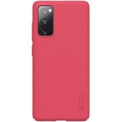 Пластиковый чехол NILLKIN Frosted Shield для Samsung Galaxy S20 FE (G780) - Red