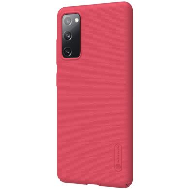 Пластиковый чехол NILLKIN Frosted Shield для Samsung Galaxy S20 FE (G780) - Red