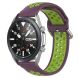 Ремешок Deexe Dual Color для Samsung Galaxy Watch 3 (45mm) - Purple / Fluorescent Green. Фото 2 из 5