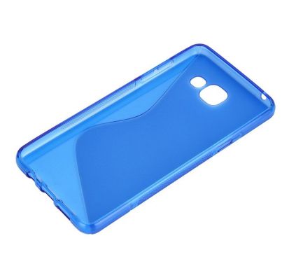 Силиконовая накладка Deexe S Line для Samsung Galaxy A5 (2016) - Blue
