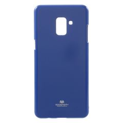 Силіконовий (TPU) чохол MERCURY Jelly Cover для Samsung Galaxy A8 2018 (A530), Синий