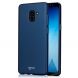 Пластиковый чехол LENUO Silky Touch для Samsung Galaxy A8+ 2018 (A730) - Dark Blue. Фото 1 из 4