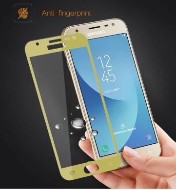 Защитное стекло MOCOLO 3D Silk Print для Samsung Galaxy J3 2017 (J330) - Gold
