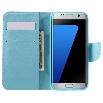 Чехол-книжка Deexe Color Wallet для Samsung Galaxy S7 edge (G935) - London City
