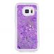 Силиконовая накладка Deexe Fashion Glitter для Samsung Galaxy S7 (G930) - Violet. Фото 2 из 7
