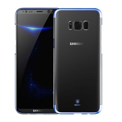 Пластиковый чехол BASEUS Glitter Shell для Samsung Galaxy S8 Plus (G955) - Blue