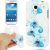 Силиконовая накладка Deexe Flower Pattern для Samsung Galaxy S4 mini (i9190) - Blue Flower