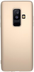 Силиконовый чехол T-PHOX Shiny Cover для Samsung Galaxy A6+ 2018 (A605) - Gold