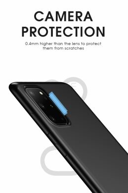 Силиконовый чехол X-LEVEL Matte для Samsung Galaxy S20 Plus (G985) - Black