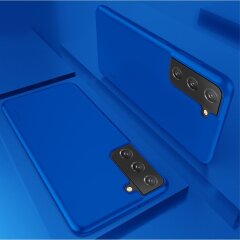 Силіконовий чохол X-LEVEL Matte для Samsung Galaxy S21 Plus (G996) - Blue