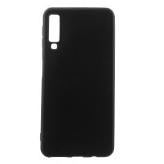 Силиконовый (TPU) чехол Deexe Matte Case для Samsung Galaxy A7 2018 (A750) - Black