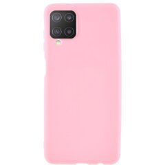 Силиконовый (TPU) чехол Deexe Matte Case для Samsung Galaxy M12 (M125) - Pink