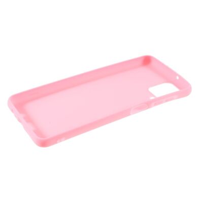 Силиконовый (TPU) чехол Deexe Matte Case для Samsung Galaxy M12 (M125) - Pink
