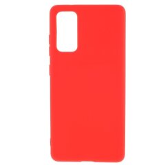Силіконовий (TPU) чохол Deexe Matte Case для Samsung Galaxy S20 FE (G780) - Red