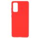 Силиконовый (TPU) чехол Deexe Matte Case для Samsung Galaxy S20 FE (G780) - Red. Фото 1 из 6
