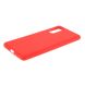 Силиконовый (TPU) чехол Deexe Matte Case для Samsung Galaxy S20 FE (G780) - Red. Фото 4 из 6