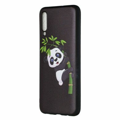 Силиконовый (TPU) чехол UniCase Color Style для Samsung Galaxy A70 (A705) - Panda Climbing on Bamboo