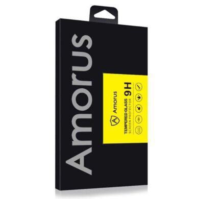Защитное стекло AMORUS Full Glue Tempered Glass для Samsung Galaxy A02s (A025) - Black
