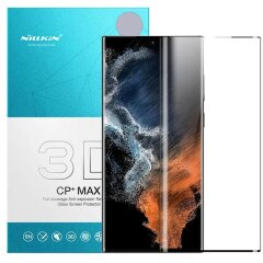 Защитное стекло NILLKIN 3D CP+ MAX для Samsung Galaxy S22 Ultra (S908) - Black