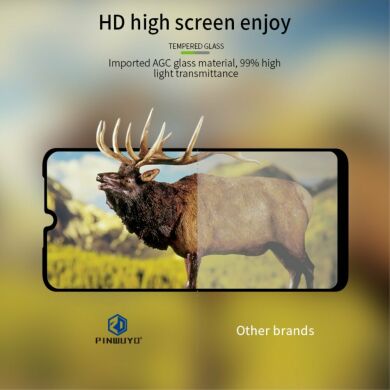 Защитное стекло PINWUYO Full Glue Cover для Samsung Galaxy A10s (A107) - Black